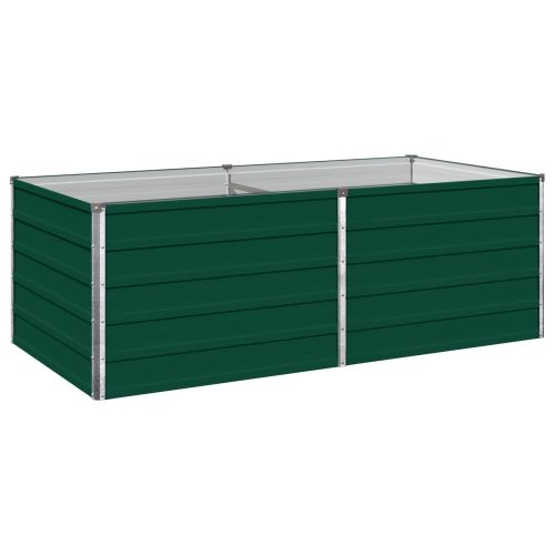 Вдигната леха за градина Зелено 160 x 80 x 55 см