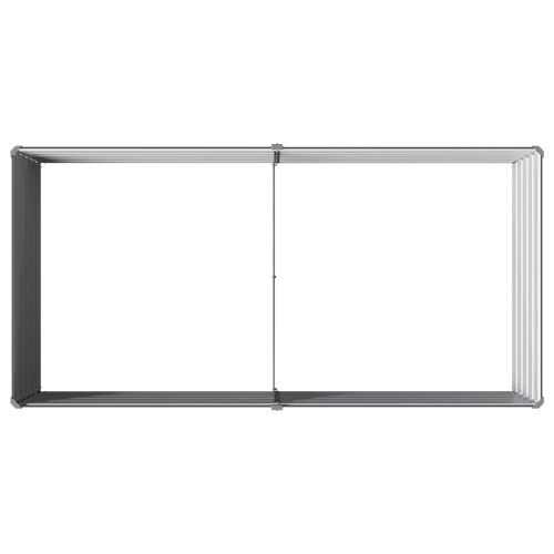 Вдигната леха за градина Антрацит 160 x 80 x 55 см
