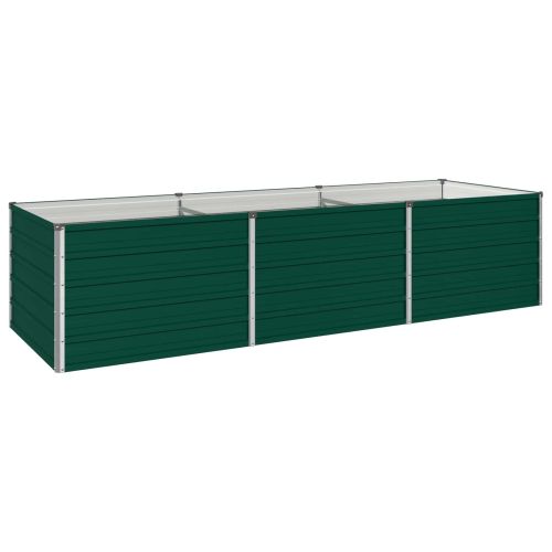 Вдигната леха за градина Зелено 240 x 80 x 55 см