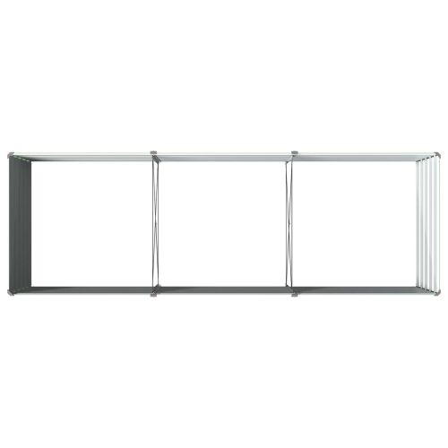 Вдигната леха за градина Пастелно зелено 240 x 80 x 55 см