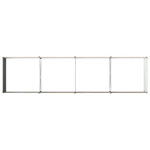 Вдигната леха за градина Дървен кафяв 320 x 80 x 55 см