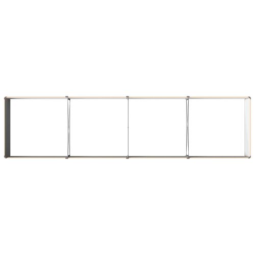 Вдигната леха за градина Натурално 320 x 80 x 55 см