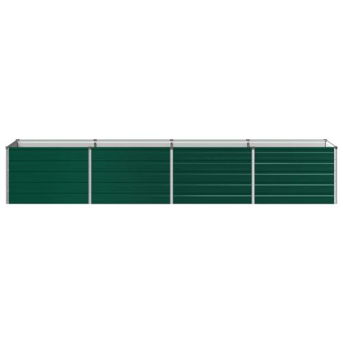 Вдигната леха за градина Зелено 320 x 80 x 55 см