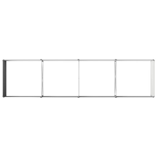Вдигната леха за градина Антрацит 320 x 80 x 55 см