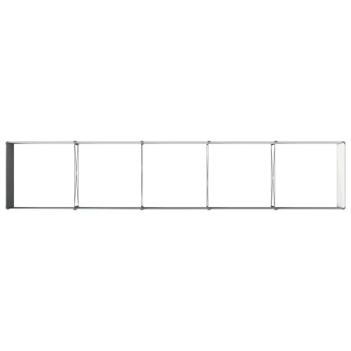 Вдигната леха за градина Зелено 400 x 80 x 55 см