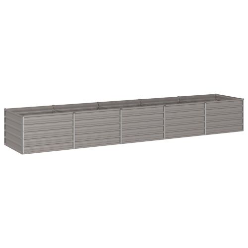 Вдигната леха за градина Ръждясало 400 x 80 x 55 см картон