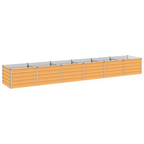 Вдигната леха за градина Натурално 480 x 80 x 55 см