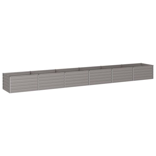 Вдигната леха за градина Ръждясало 600 x 80 x 55 см картон