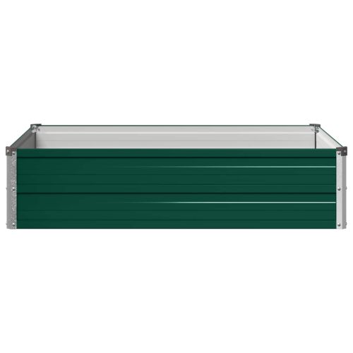 Вдигната леха за градина Зелено 100 x 80 x 24 см