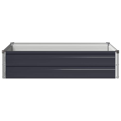 Вдигната леха за градина Антрацит 100 x 80 x 24 см