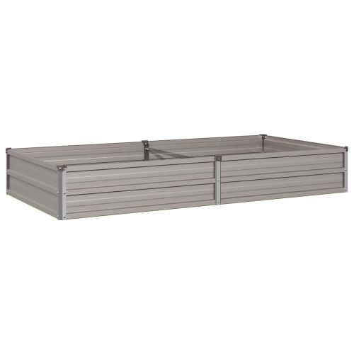 Вдигната леха за градина Ръждясало 160 x 80 x 24 см картон