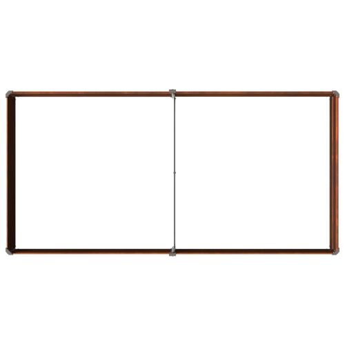 Вдигната леха за градина Ръждясало 160 x 80 x 24 см картон