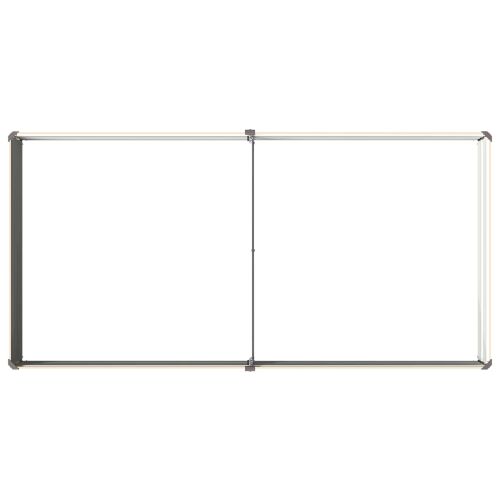 Вдигната леха за градина Слонова кост 160 x 80 x 24 см