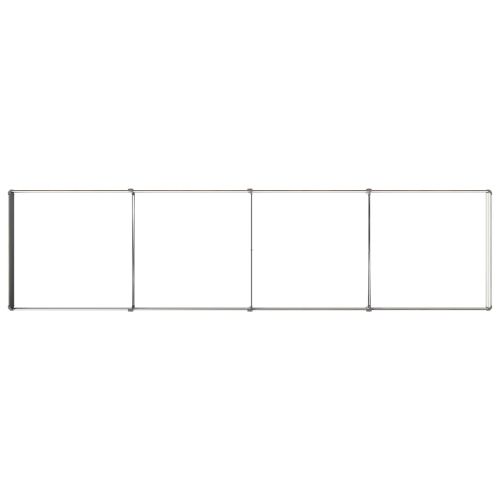 Вдигната леха за градина Черно 320 x 80 x 24 см