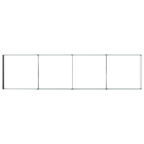 Вдигната леха за градина Зелено 320 x 80 x 24 см