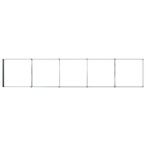 Вдигната леха за градина Зелено 400 x 80 x 24 см