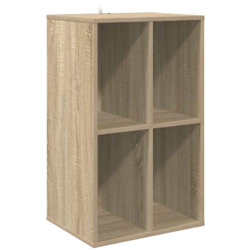 Шкаф за грамофонни плочи Дъб сонома 44,5 x 36,5 x 74,5 см