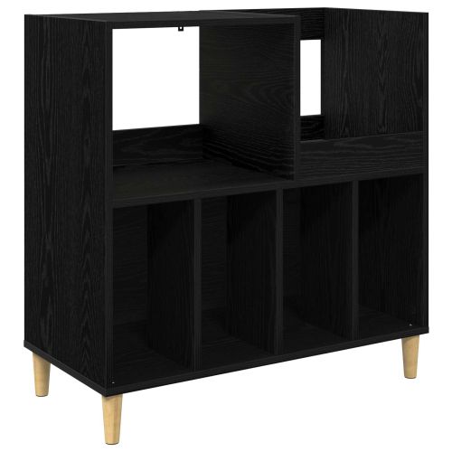 Стойка за грамофон Черен дъб 82 x 39,5 x 82,5 см