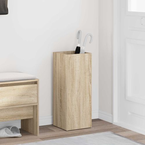 Стойка за чадър със съхранение Сонома дъб 25 x 24,5 x 64 см