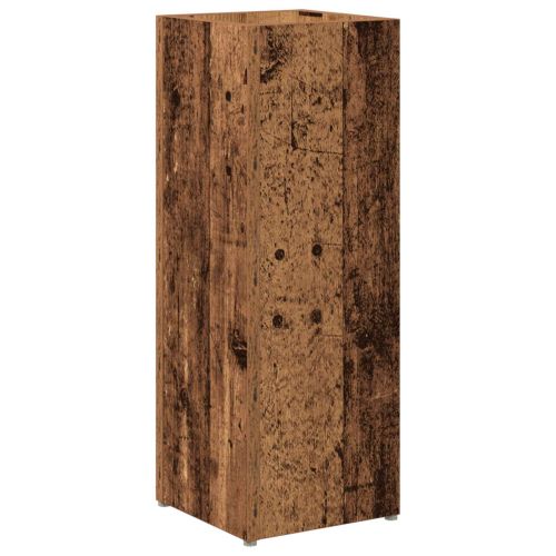 Стойка за чадър със съхранение Старо дърво 20 x 20 x 55,5 см