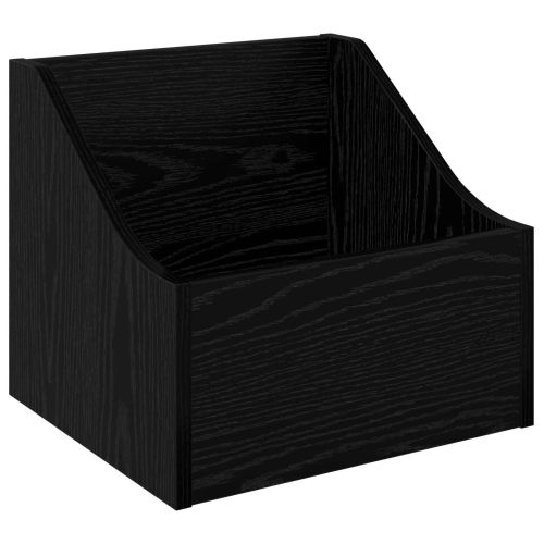 Кутия за LP записи Черен дъб 37 x 33 x 32 см