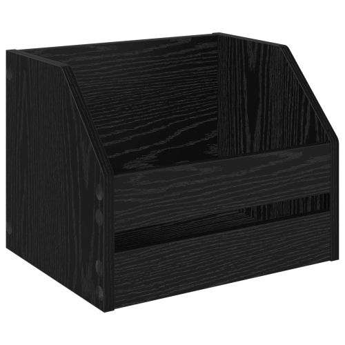 Кутия за винилови албуми Черен дъб 38 x 30 x 29 см