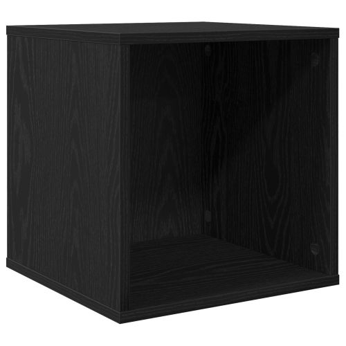 Кутия за винилови албуми Черен дъб 37 x 36,5 x 38 см