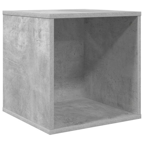 Кутия за винилови албуми Бетонно сиво 37 x 36,5 x 38 см
