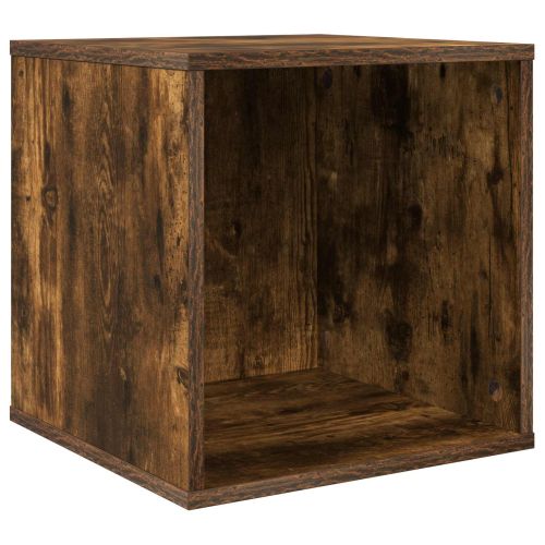 Кутия за винилови албуми Опушен дъб 37 x 36,5 x 38 см
