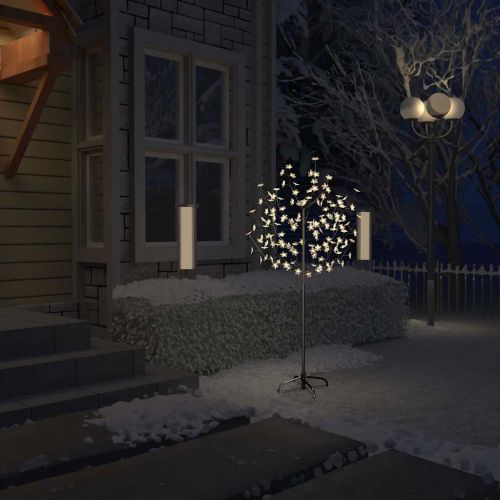 328653 Christmas Tree 120 LEDs Warm White Light Cherry Blossom 150 cm (US only) - Untranslated
