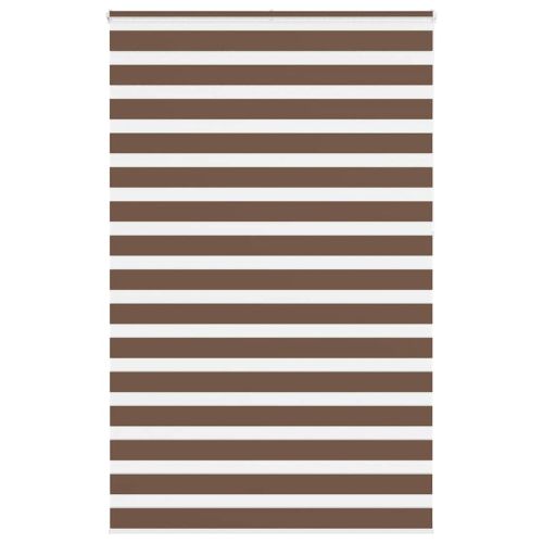 Зебра щора, кафява, 145x230 см, ширина на плата 140,9 см, полиестер