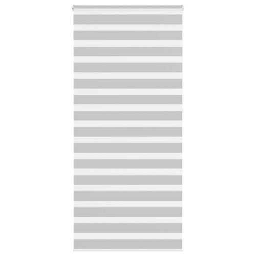 Зебра щора, светло сива, 115x230 см, ширина на плата 110,9 см, полиестер