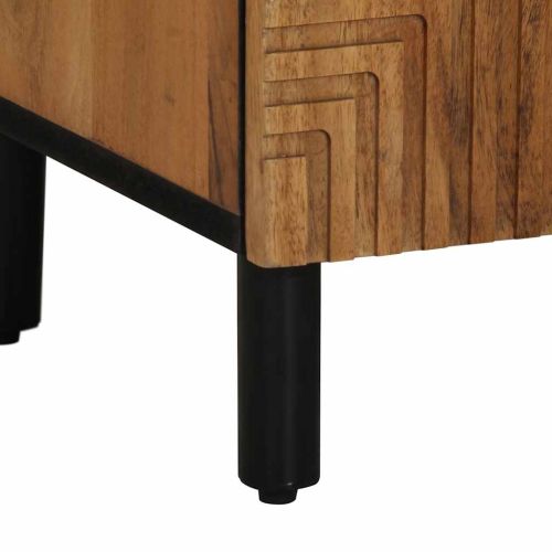 Sideboard 60x33x75 cm Solid Wood Acacia - Untranslated
