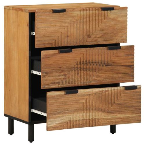Sideboard 60x33x75 cm Solid Wood Acacia - Untranslated