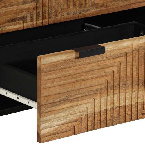Sideboard 60x33x75 cm Solid Wood Acacia - Untranslated