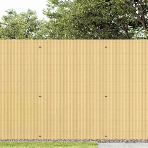 Garden Fence Double-Sided Yellow 1,8x5 m PVC - Untranslated