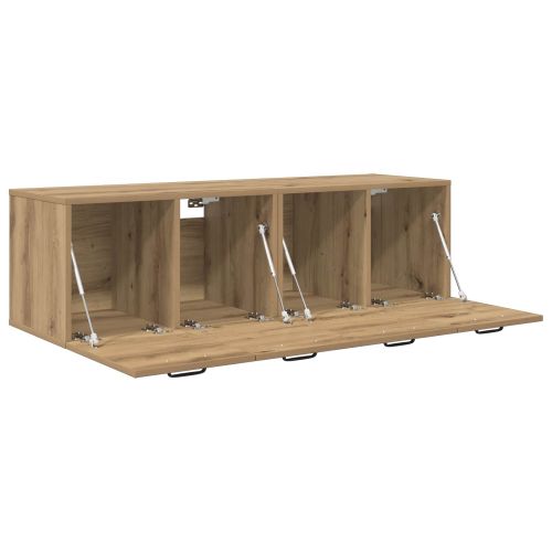 Стенен шкаф 2 бр. 120 x 36,5 x 35 см Инженерна дървесина