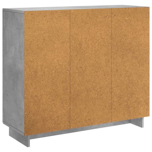 Бюфет Бетонно сиво 85.5 x 31 x 75 см Инженерна дървесина