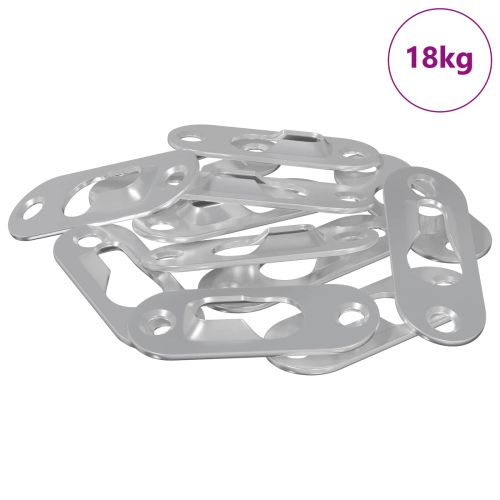 Ключалка закачалка 3673 бр. Сребрист 45 x 16 x 3.5 мм Желязо