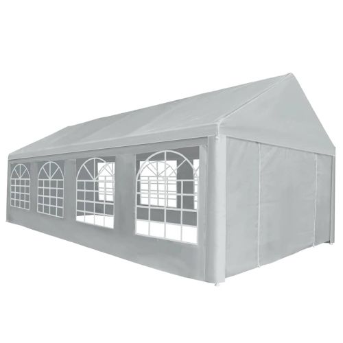 Тент без рамка 8 x 4 m Сиво ПЕ