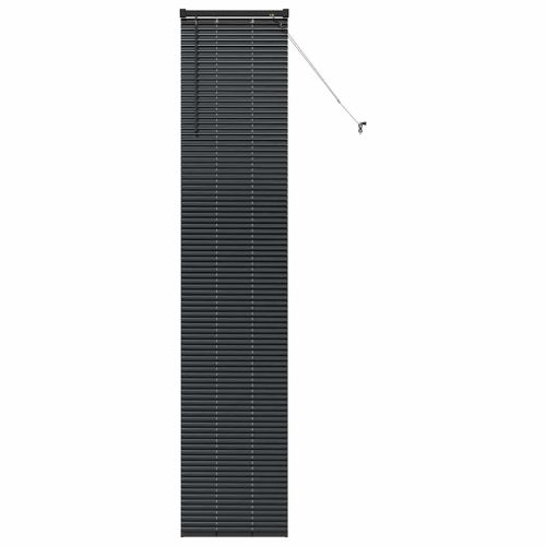 Венецианска щора Черно 220 x 40 см 25 мм Алуминий