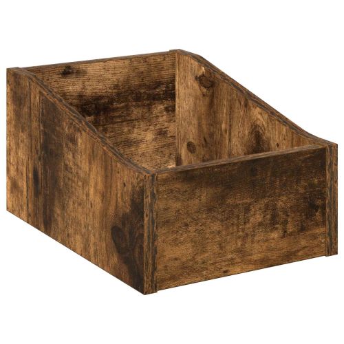 Кутия за LP записи Опушен дъб 23 x 33 x 16 см