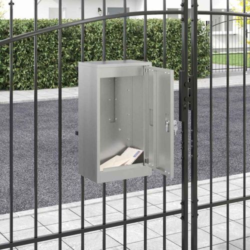 Пощенска кутия Черно 30 x 20 x 55 см Галванизирана стомана