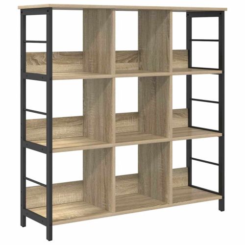 Рафт за книги 9 нива 102 x 32 x 104,5 см Инженерна дървесина