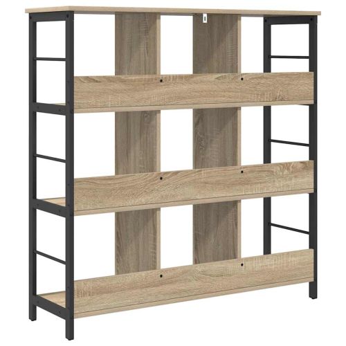 Рафт за книги 9 нива 102 x 32 x 104,5 см Инженерна дървесина