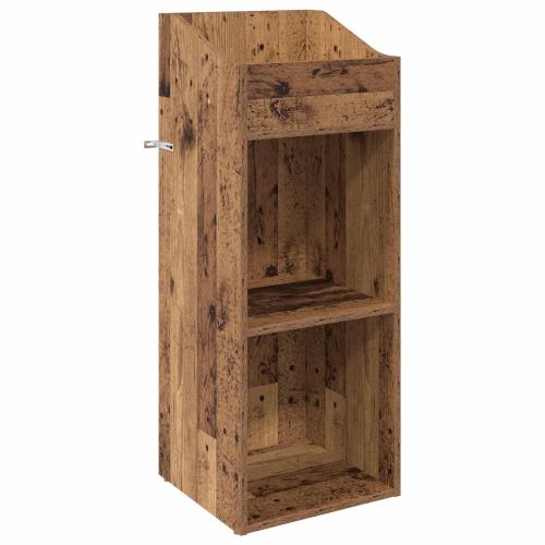 Шкаф за грамофонни плочи Старо дърво 36 x 36 x 95,5 см