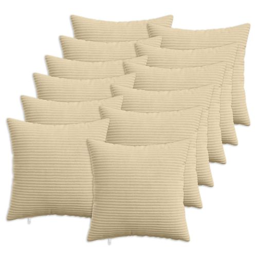 Калъфка за възглавница 12 pcs HEERLEN Зелен Сив 50 x 50 cm