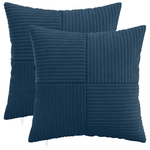 Калъфка за възглавница 2 pcs ALMELO Морски син 30 x 30 cm