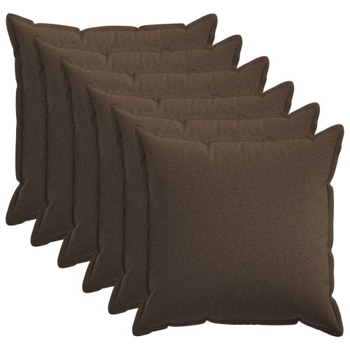 Калъфка за възглавница 6 pcs HOUTEN Таупе 80 x 80 cm