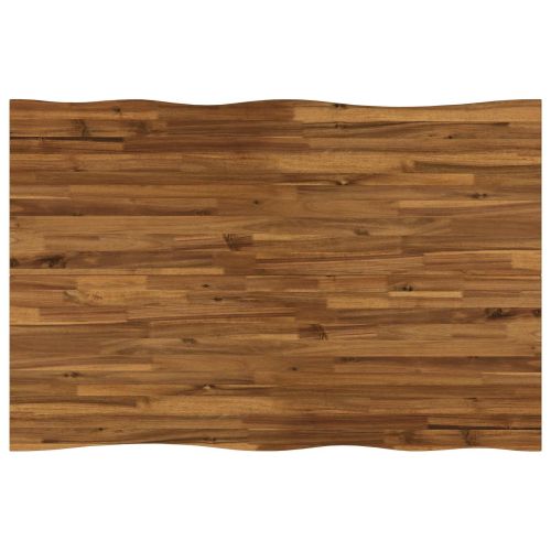 120 x 70 x 75 cm Солидно акациево дърво Естествено и кафяво